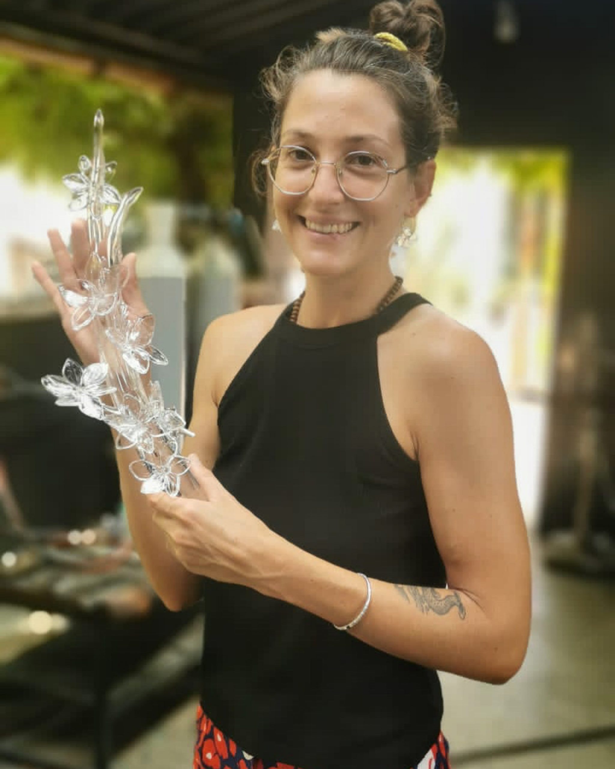 Galla Theodosis glass artist